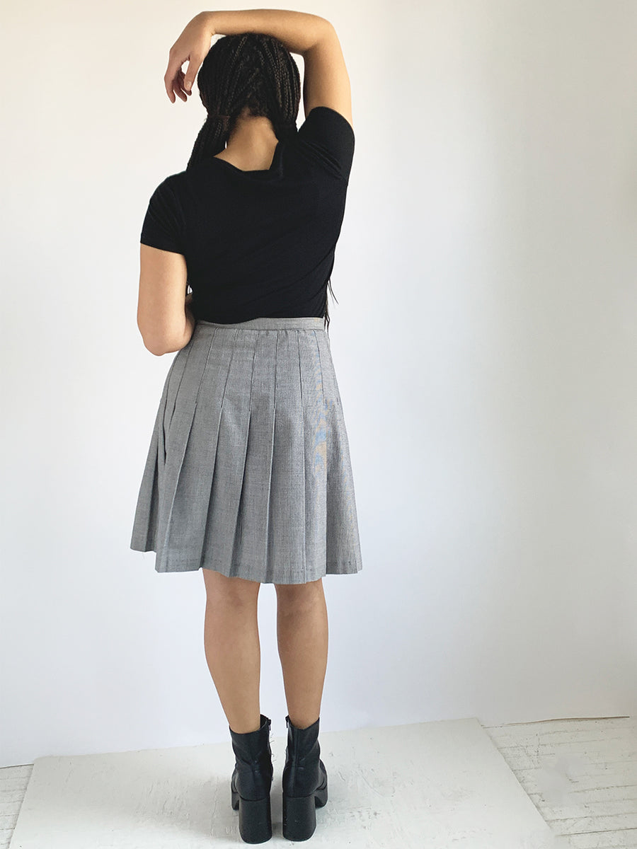 展示会で購入しました♡新品★ミストレアス★Houndstooth Pleats Mini Skirt